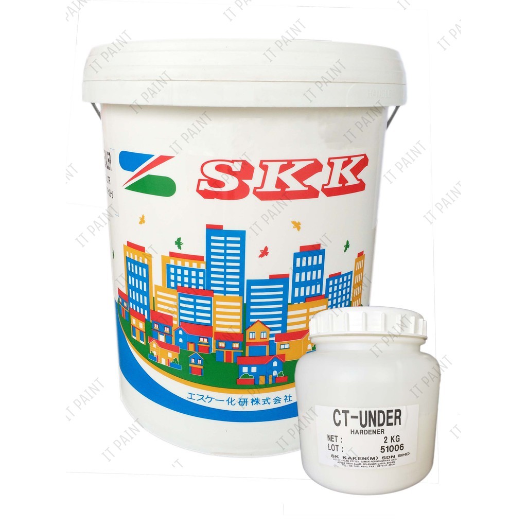 25.5KG SKK CT Under Roller Grey and White | Undercoat for Stone Texture Coating Eleganstone Elegance Tile