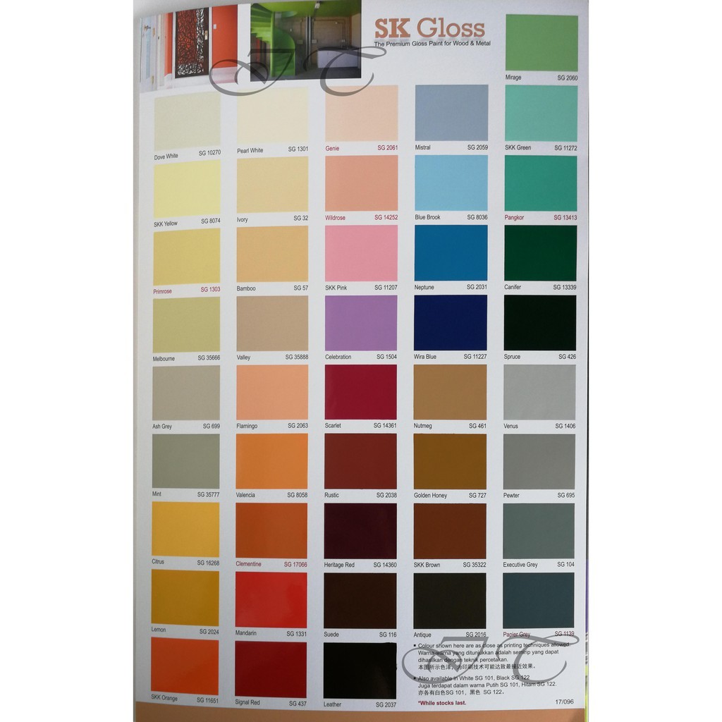 5 Liter SKK SK Gloss for Wood and Metal Paint Cat Minyak Kayu dan Besi - Image 4