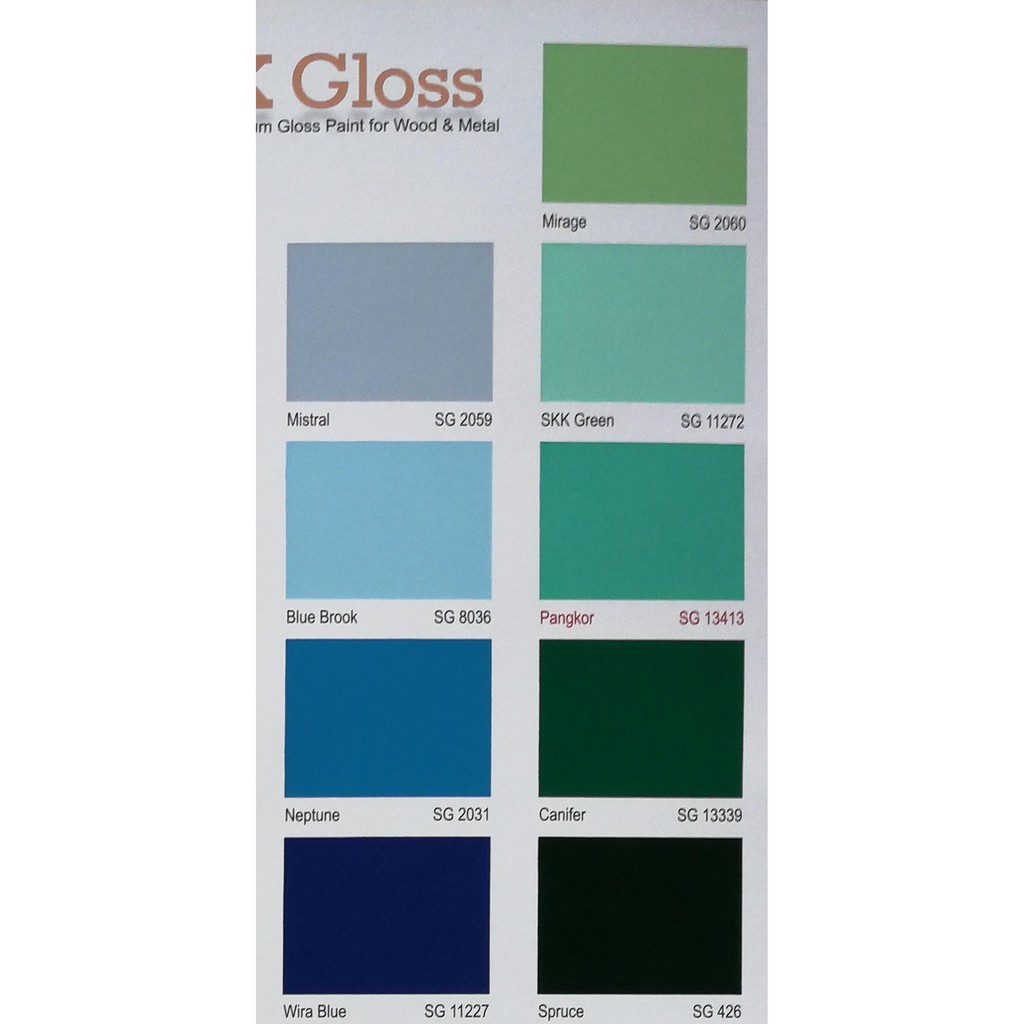 5 Liter SKK SK Gloss for Wood and Metal Paint Cat Minyak Kayu dan Besi - Image 8