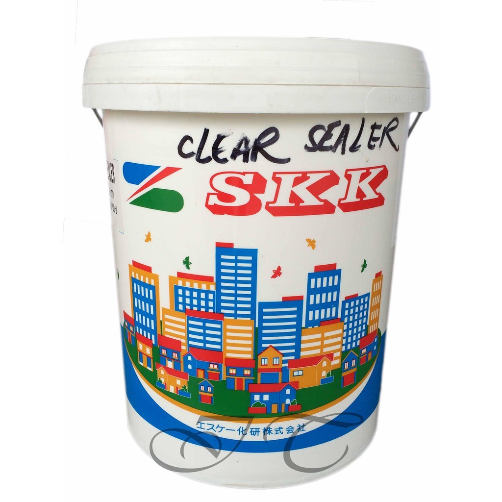 SKK Clear Sealer 18 Liter ; High adhesive Sealer for Texture Coatings Cat Undercoat Dinding Gam - Image 2
