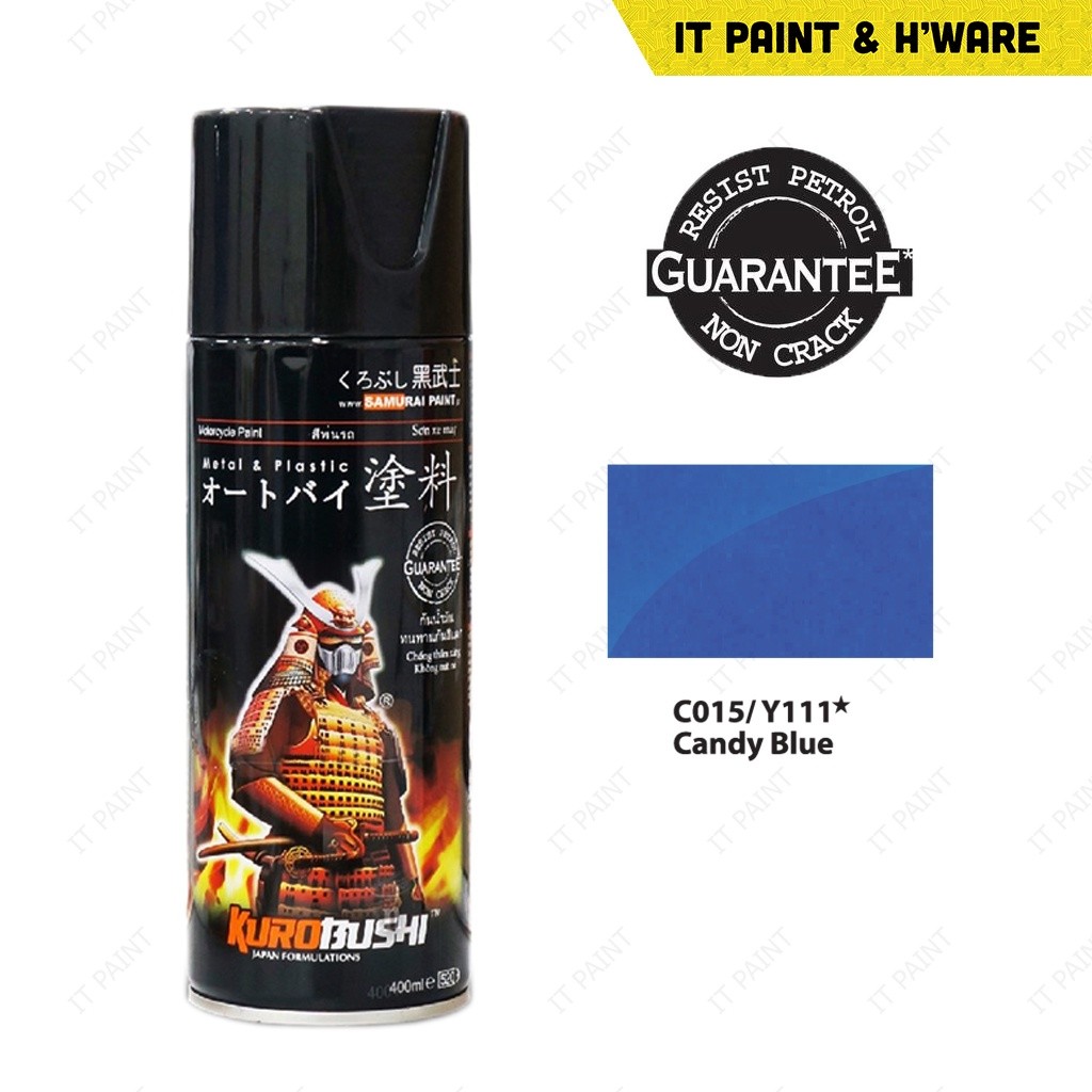 Samurai Candy Color Spray Paint Candy Red C011 Candy Blue C018 Candy Yellow C016 Chrome C018 Samurai Spray Paint Yamaha - Image 8