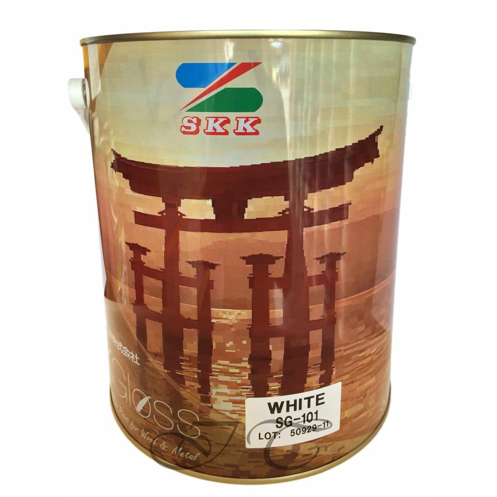 5 Liter SKK SK Gloss for Wood and Metal Paint Cat Minyak Kayu dan Besi - Image 2