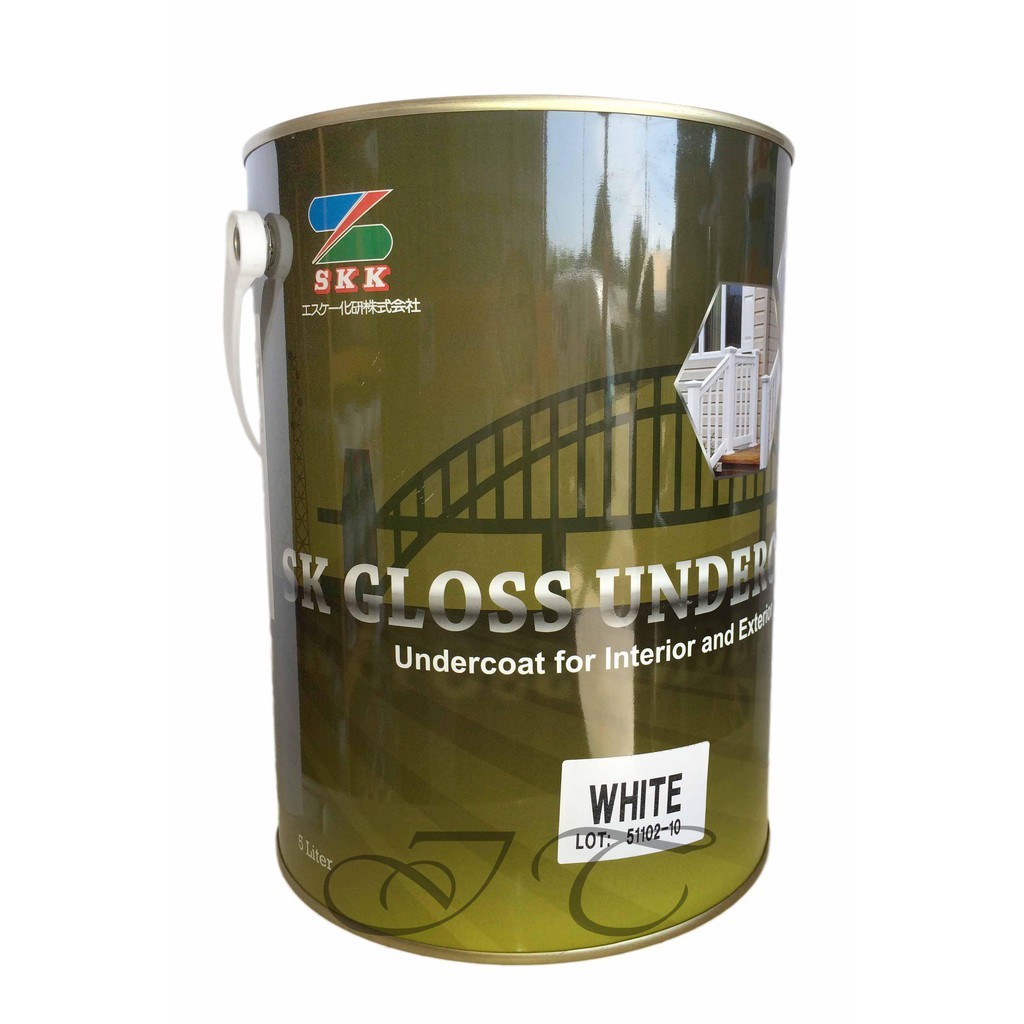5 Liter SKK SK Gloss Undercoat for Wood & Metal Cat Undercoat Kayu - Image 3