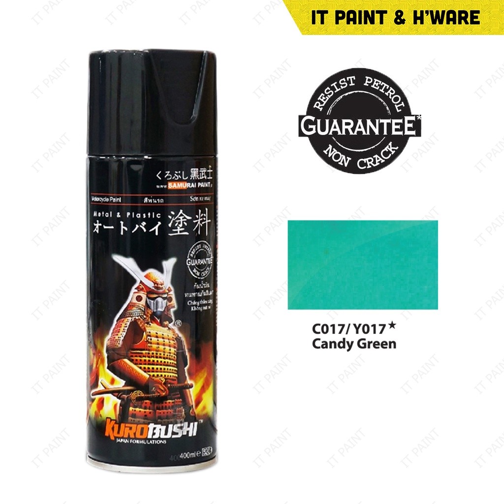 Samurai Candy Color Spray Paint Candy Red C011 Candy Blue C018 Candy Yellow C016 Chrome C018 Samurai Spray Paint Yamaha - Image 11