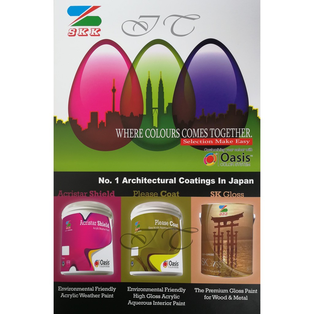 5 Liter SKK SK Gloss for Wood and Metal Paint Cat Minyak Kayu dan Besi - Image 3