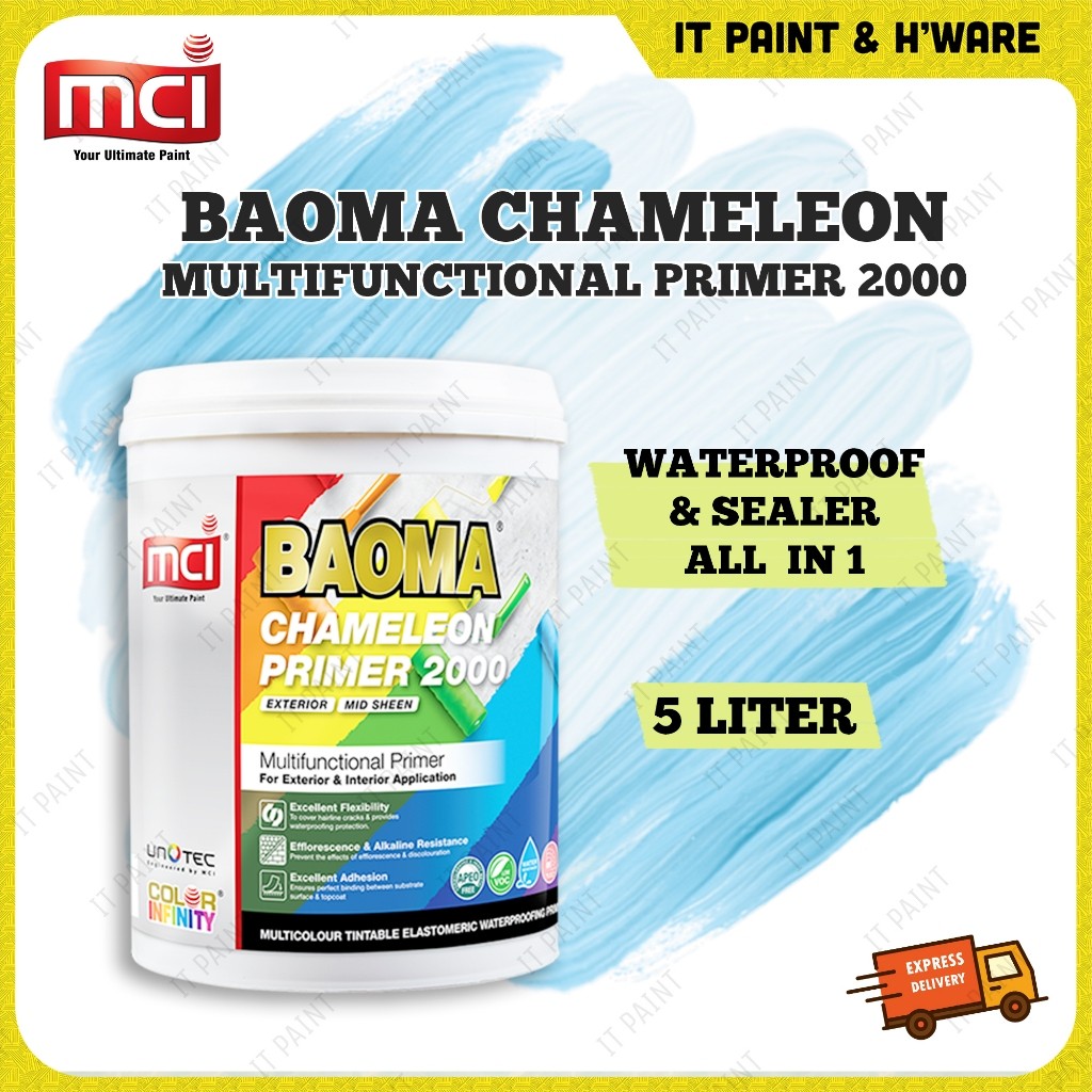 5 Liter MCI Baoma Chameleon Primer 2000 Waterproof Sealer for Exterior and Interior Wall