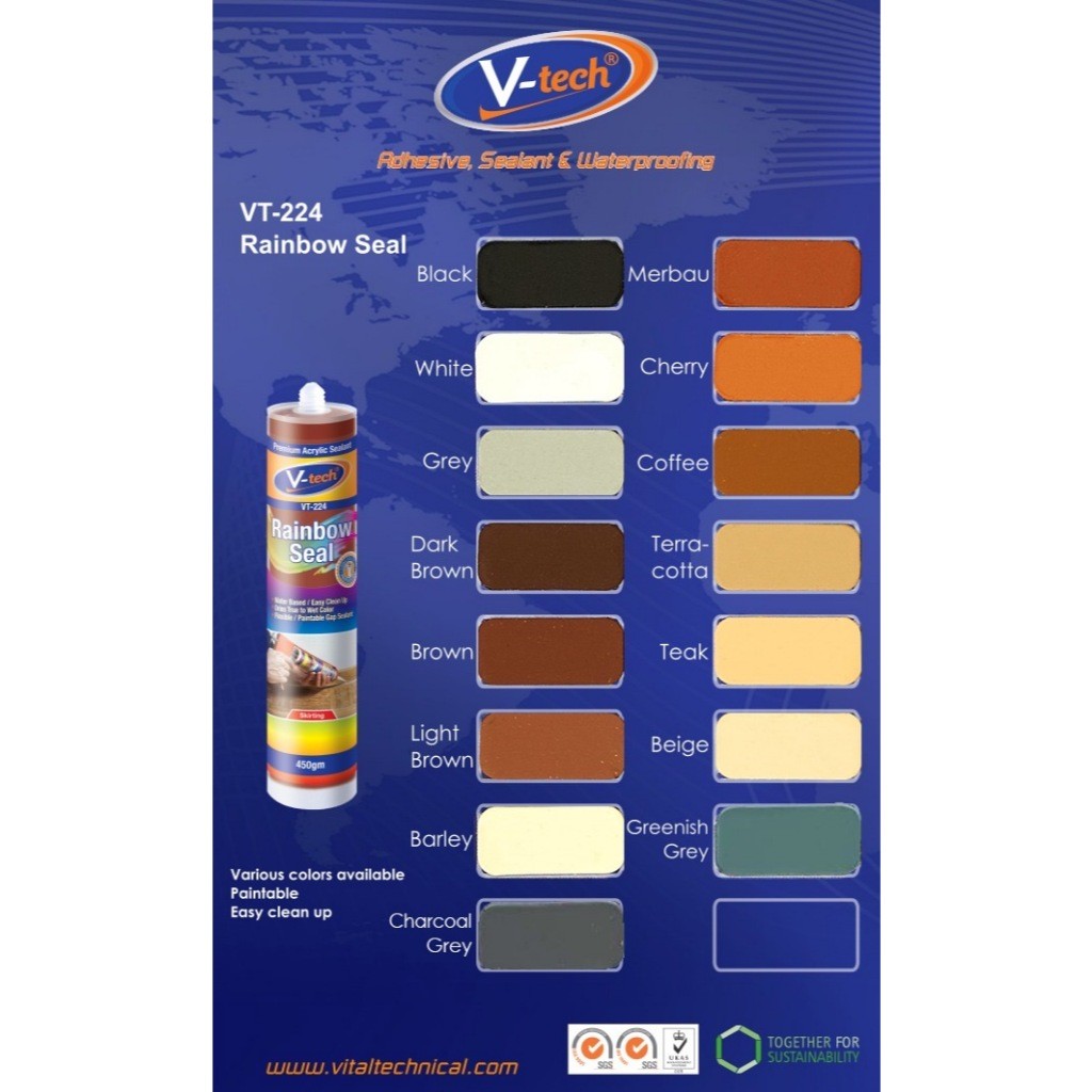 VT230 V-Tech Vital Nail for Gam Wainscoting VT224 VT226 Gap Sealant Silicone Gun Fluted Wall Shiplap - Image 15