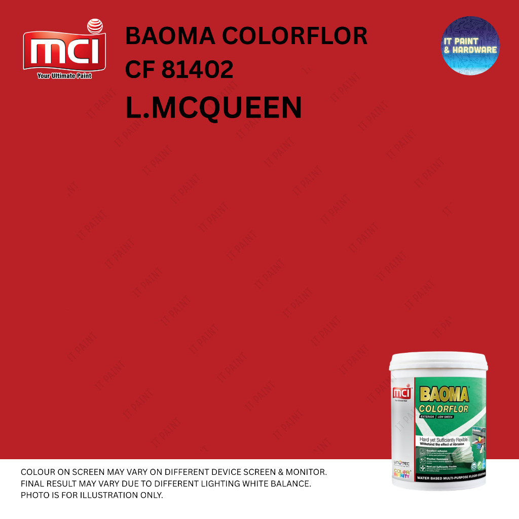 5 Liter MCI Paint Baoma ColorFlor Multi Purpose Floor Paint for Sport Courts Cat Lantai Court Sukan - Image 4