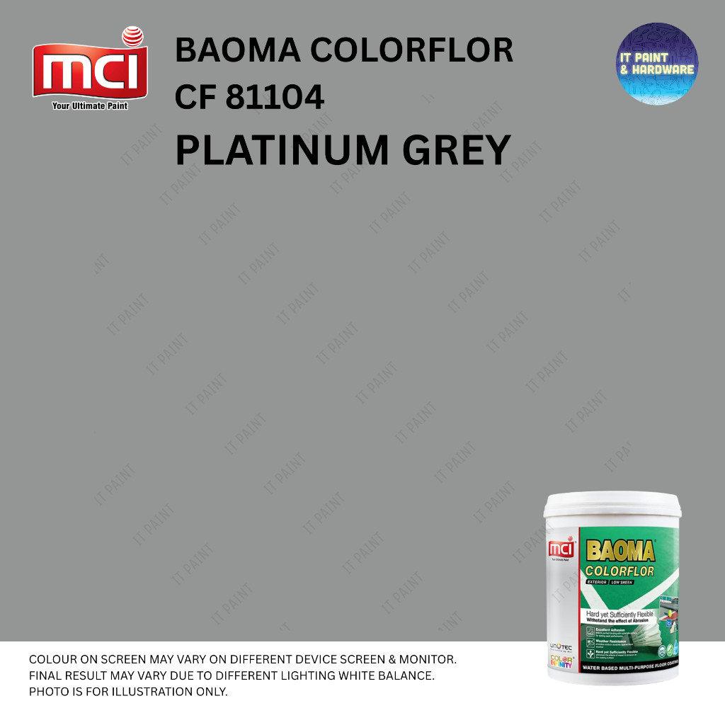 5 Liter MCI Paint Baoma ColorFlor Multi Purpose Floor Paint for Sport Courts Cat Lantai Court Sukan - Image 17