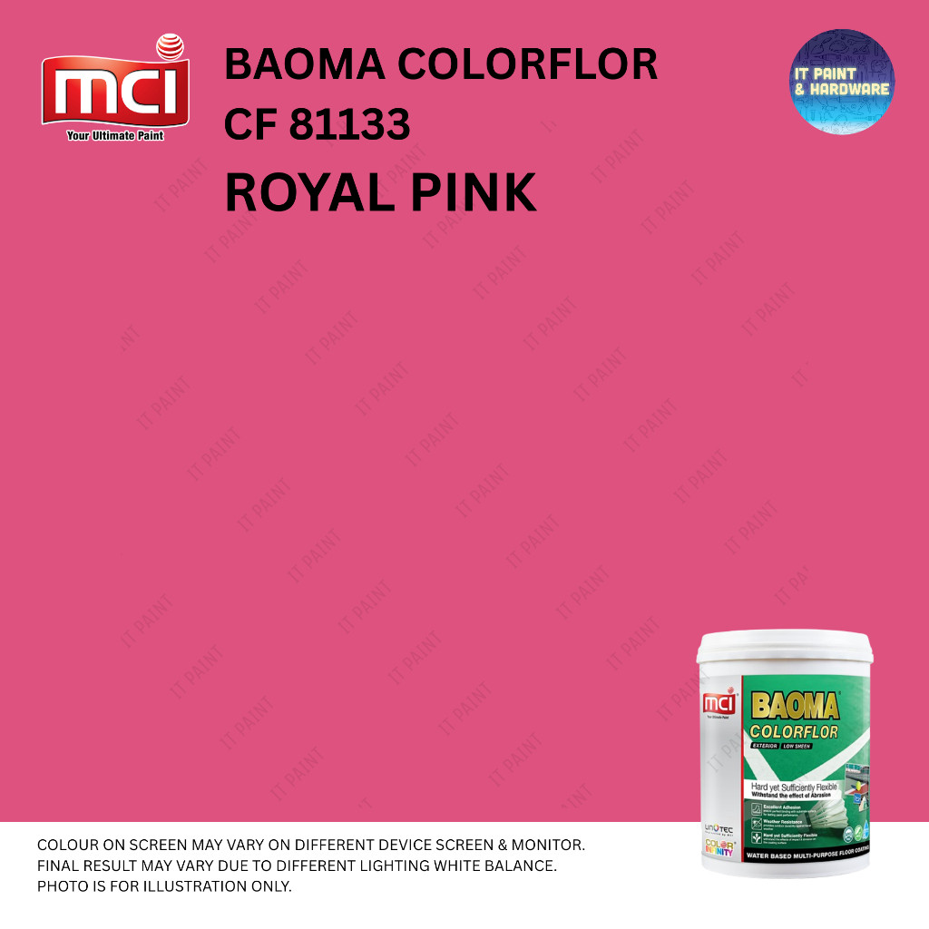 5 Liter MCI Paint Baoma ColorFlor Multi Purpose Floor Paint for Sport Courts Cat Lantai Court Sukan - Image 12