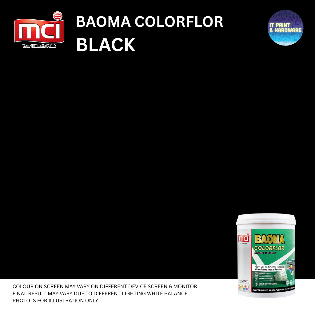 5 Liter MCI Paint Baoma ColorFlor Multi Purpose Floor Paint for Sport Courts Cat Lantai Court Sukan - Image 13