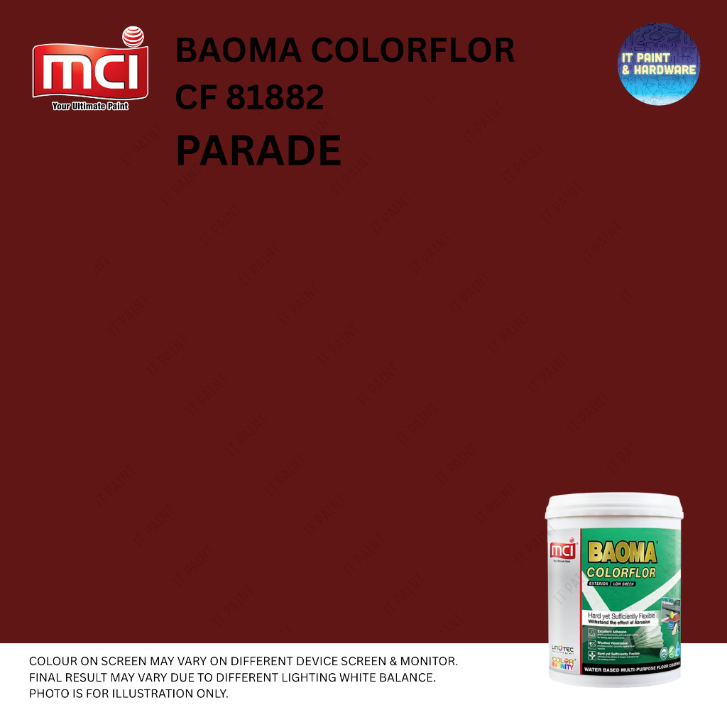 5 Liter MCI Paint Baoma ColorFlor Multi Purpose Floor Paint for Sport Courts Cat Lantai Court Sukan - Image 6