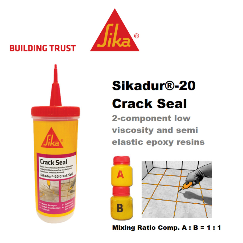 SIKA SIKADUR-20 Crack Seal Epoxy Resin For Concrete Crack Repair 160ML - Image 2