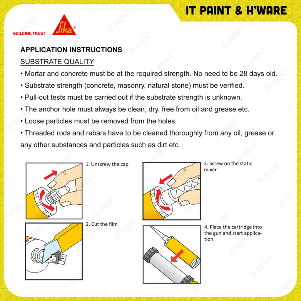 Sika AnchorFix® S Universal Anchoring Adhesive - Image 6