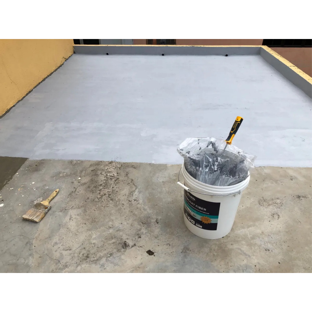 5KG Bostik Supercoat Fiber Single Component Fiber Reinforced Flexible Acrylic Waterproofing Membrane - Image 5