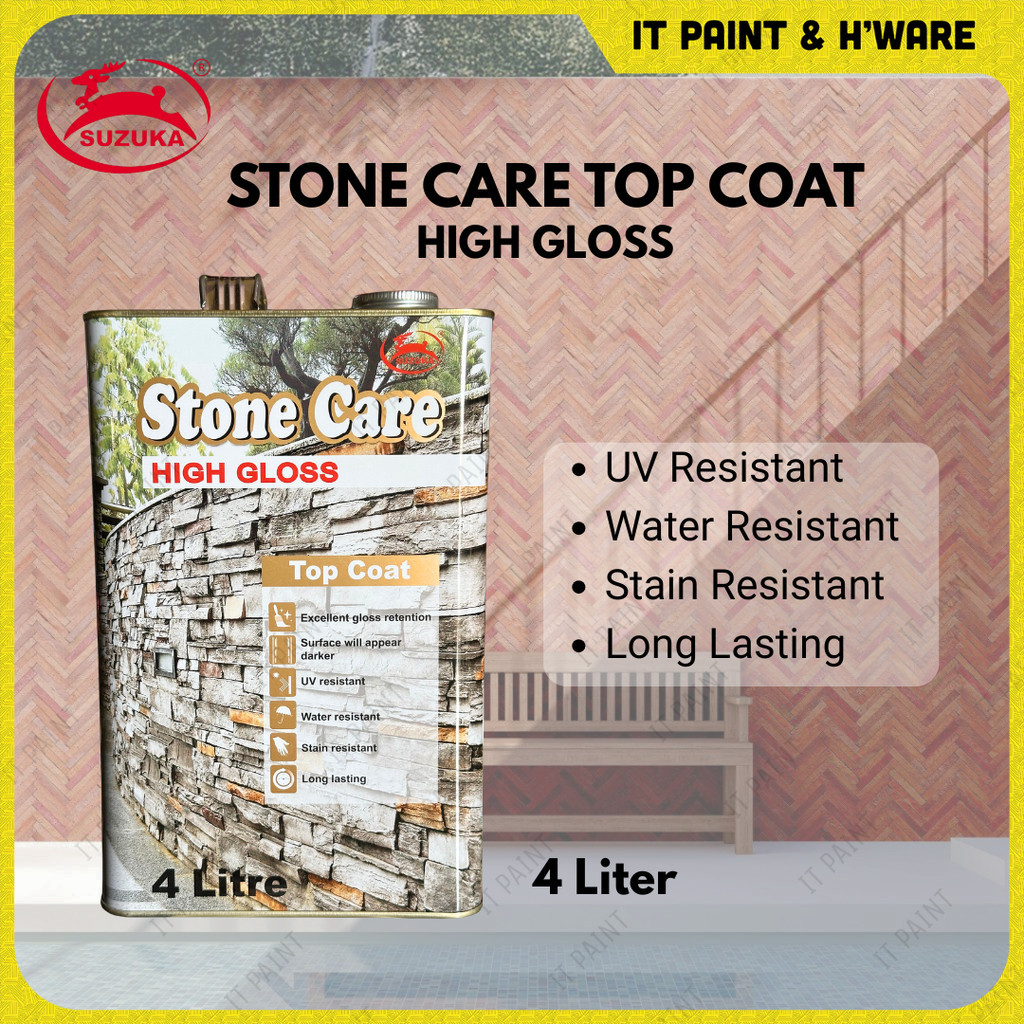 Suzuka Stone Care Top Coat High Gloss 1 Liter 4 Liter - Image 2