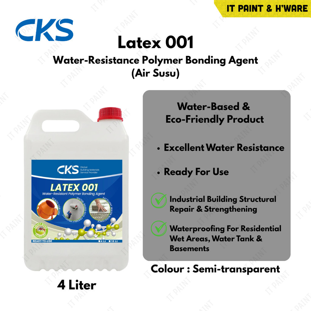 CKS Latex 001 Water-Resistance Polymer Bonding Agent (Air Susu) - Image 3