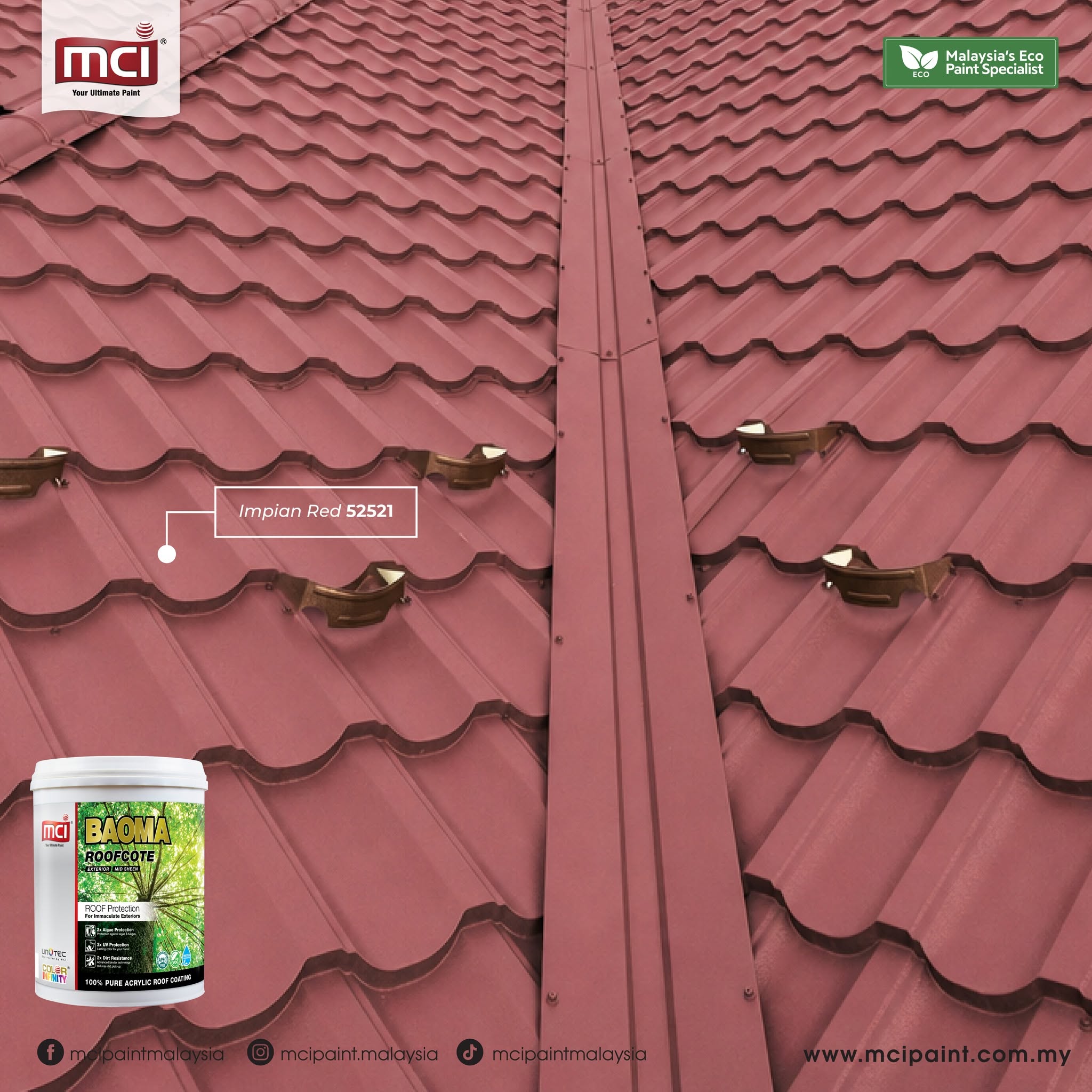 Baoma Roofcote - Impian Red 52521